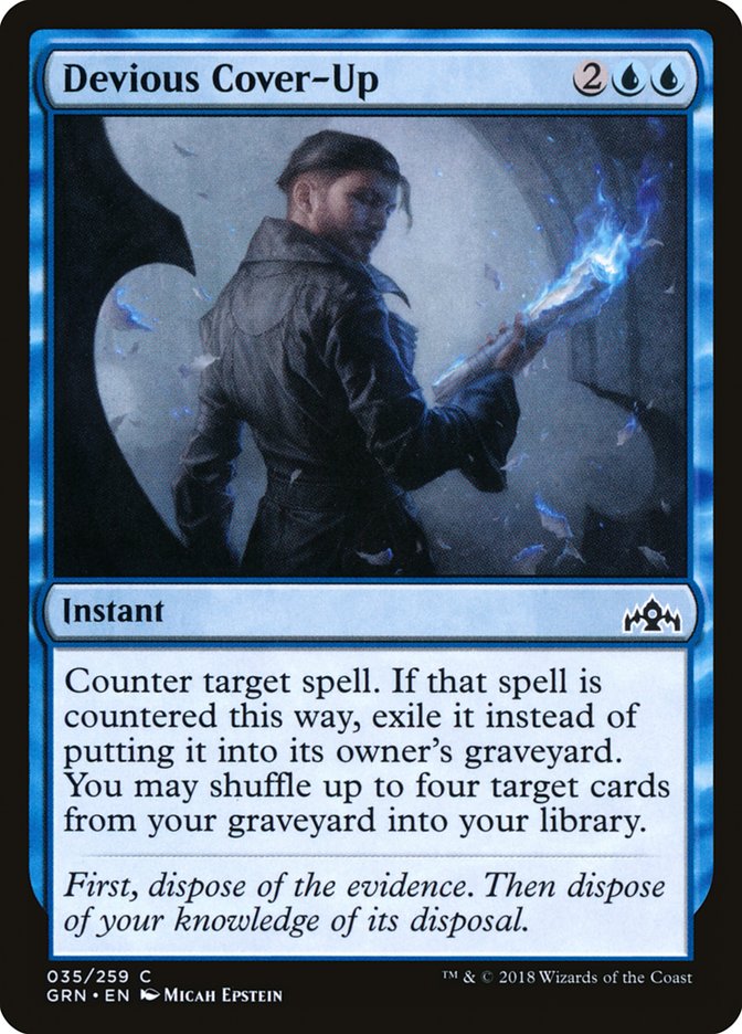 Devious Cover-Up [Guilds of Ravnica] 
