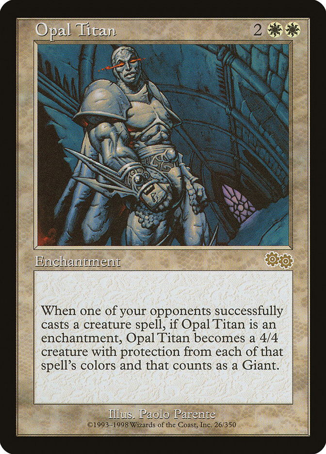 Opal Titan [Urza's Saga] 