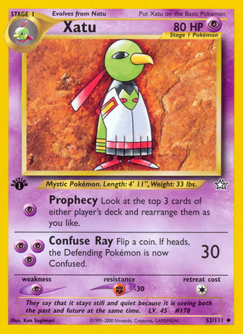 Xatu (52/111) [Neo Genesis 1st Edition] 