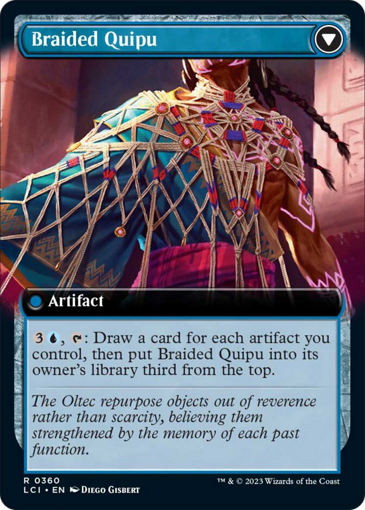 Braided Net // Braided Quipu (Extended Art) [The Lost Caverns of Ixalan] 