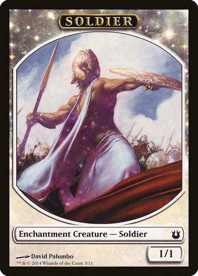 Soldier Token [Born of the Gods Tokens] 