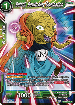 Babidi, Bewitching Domination (Rare) (BT13-075) [Supreme Rivalry] 