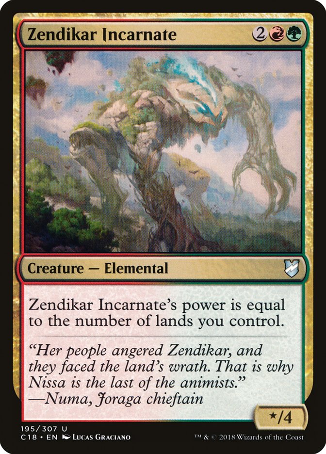 Zendikar Incarnate [Commander 2018] 