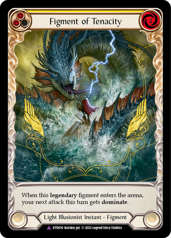 Figment of Tenacity // Metis, Archangel of Tenacity (Marvel) [DTD010] (Dusk Till Dawn) Cold Foil 