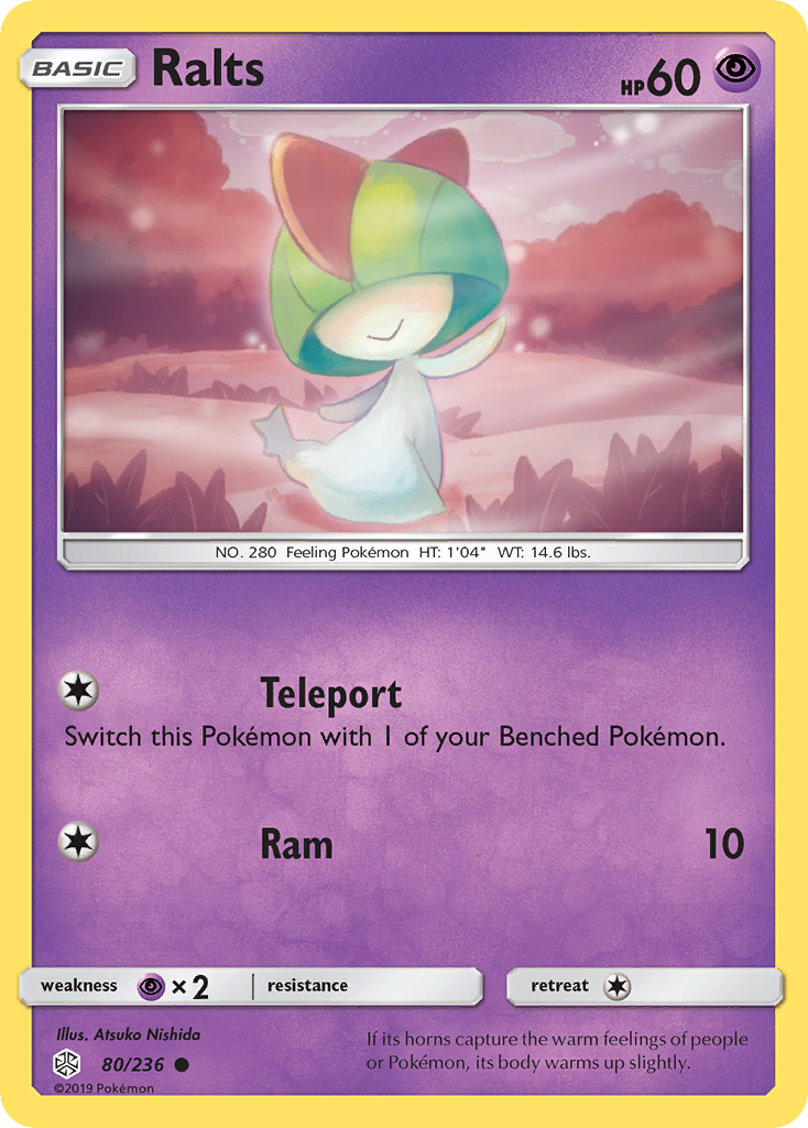 Ralts (80/236) [Sun &amp; Moon: Cosmic Eclipse] 