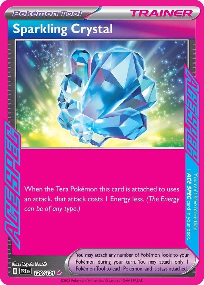 Sparkling Crystal (129/131) [Scarlet &amp; Violet: Prismatic Evolutions] 