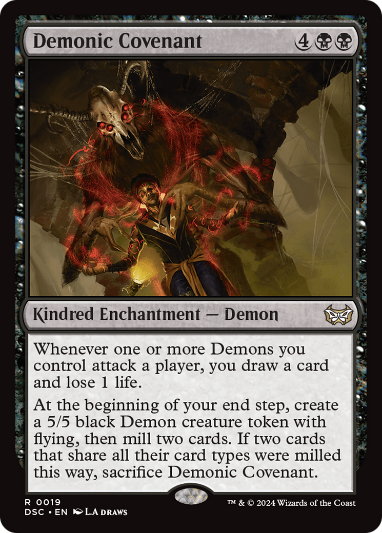 Demonic Covenant [Duskmorn: House of Horror Commander] 