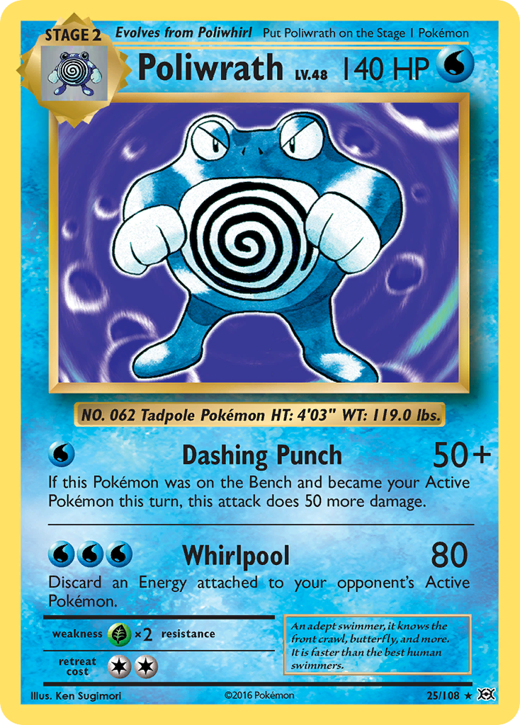 Poliwrath (25/108) [XY: Evolutions] 