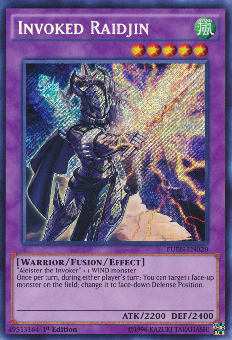 Invoked Raidjin [FUEN-EN028] Secret Rare 