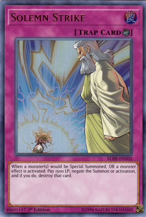 Solemn Strike [BLRR-EN102] Ultra Rare 