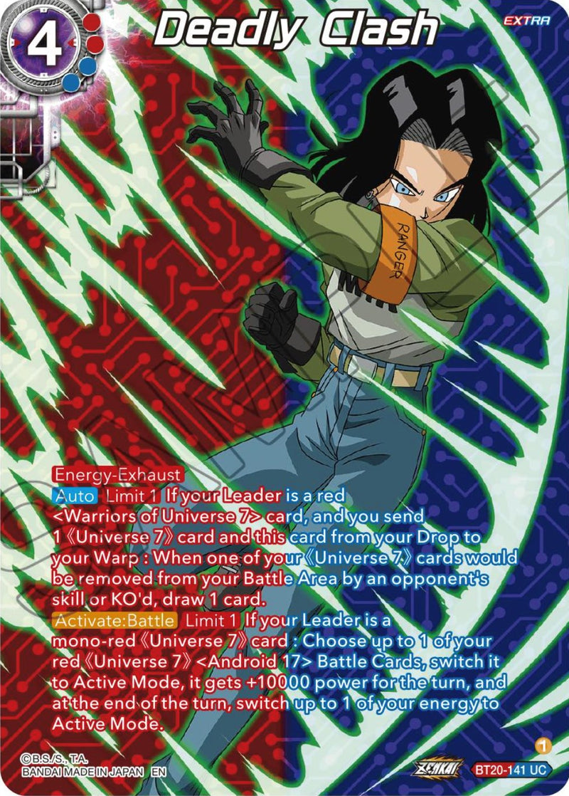 Deadly Clash (Silver Foil) (BT20-141) [Power Absorbed] 