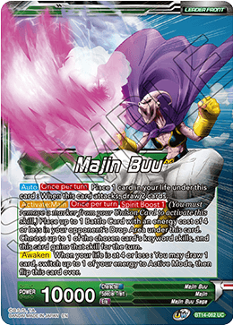 Majin Buu // Majin Buu, Unadulterated Might (BT14-062) [Cross Spirits] 