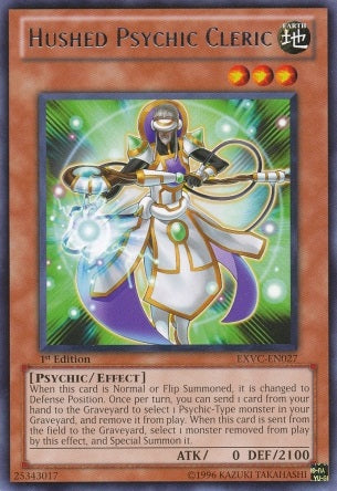 Hushed Psychic Cleric [EXVC-EN027] Rare 