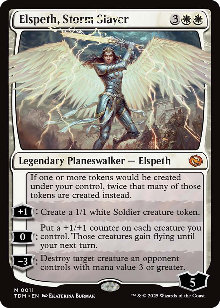 Elspeth, Storm Slayer [Tarkir: Dragonstorm] 