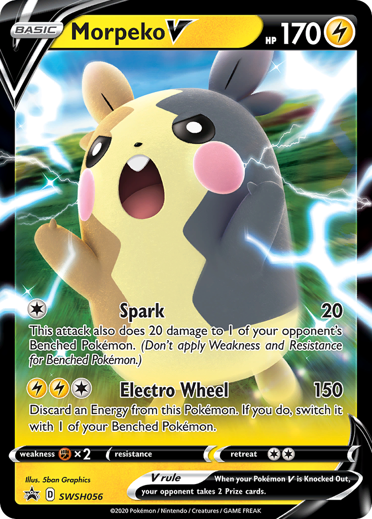 Morpeko V (SWSH056) [Sword &amp; Shield: Black Star Promos] 