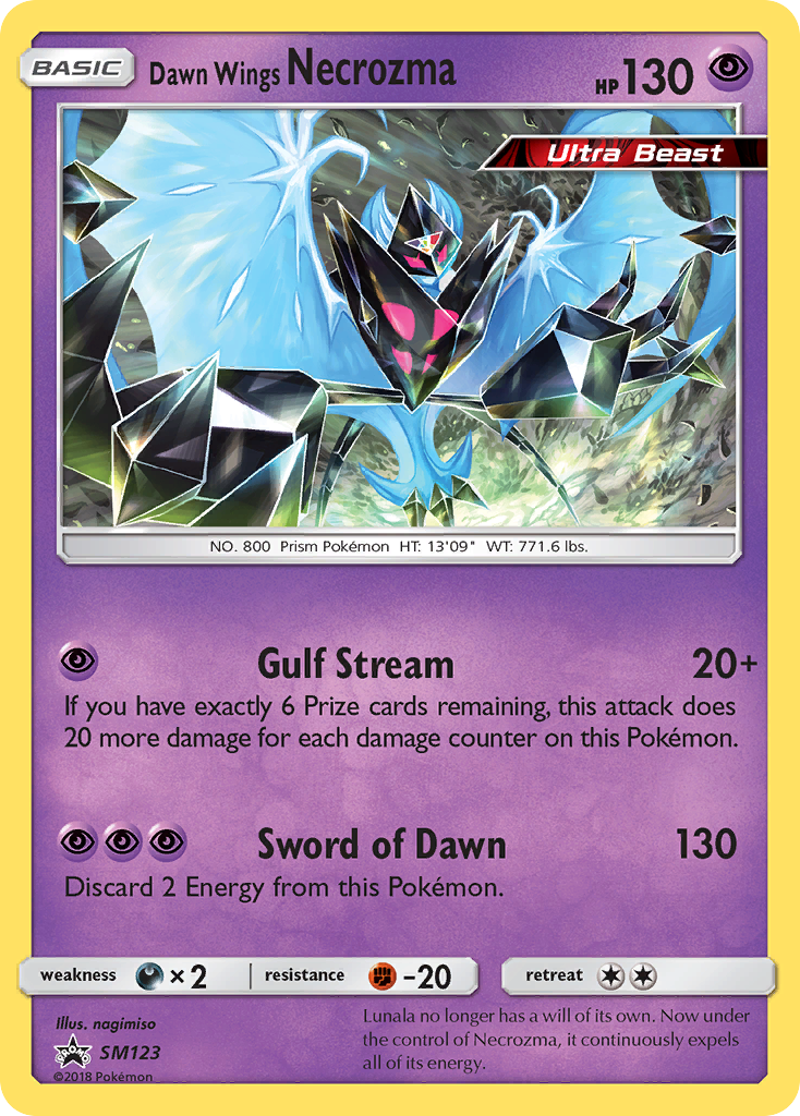 Dawn Wings Necrozma (SM123) [Sun &amp; Moon: Black Star Promos] 