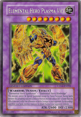 Elemental Hero Plasma Vice [CT04-EN006] Secret Rare 