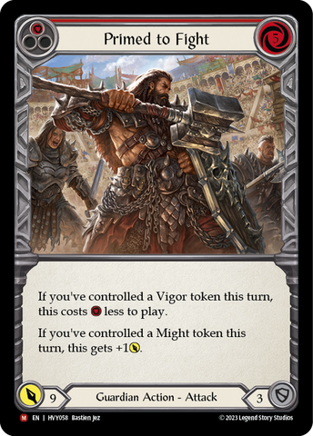 Primed to Fight [HVY058] (Heavy Hitters) Rainbow Foil 