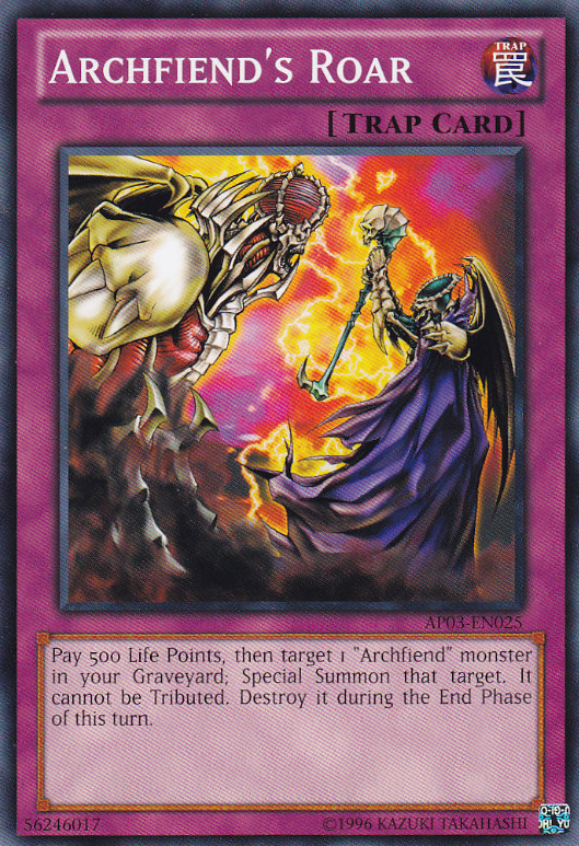 Archfiend's Roar [AP03-EN025] Common 