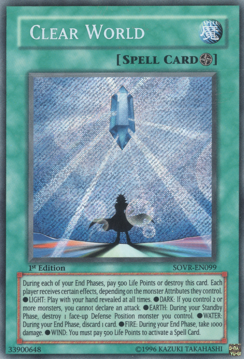 Clear World [SOVR-EN099] Secret Rare 