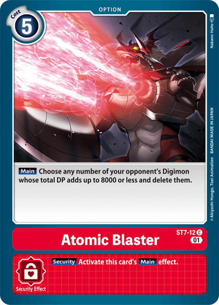 Atomic Blaster [ST7-12] [Starter Deck: Gallantmon] 