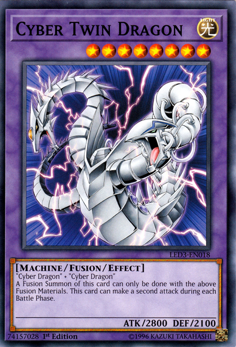 Cyber ​​Twin Dragon [LED3-EN018] Common 