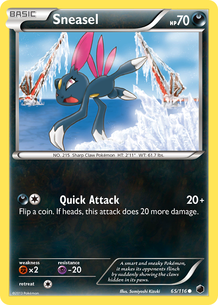 Sneasel (65/116) [Black &amp; White: Plasma Freeze] 