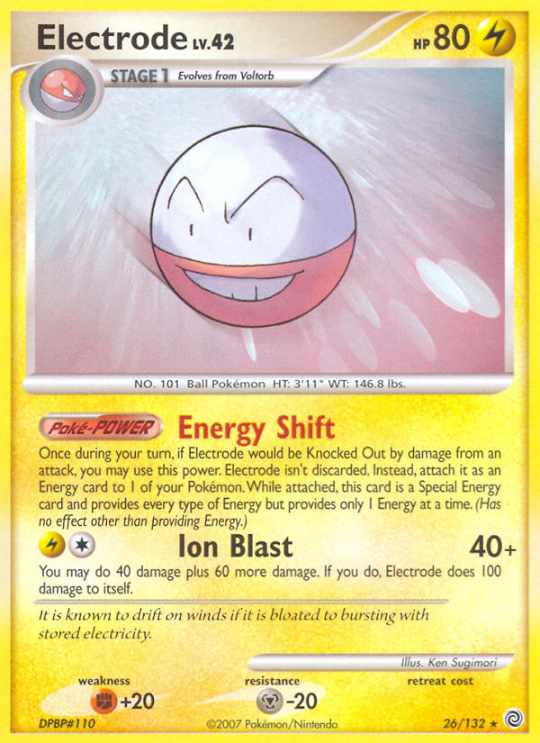 Electrode (26/132) [Diamond &amp; Pearl: Secret Wonders] 