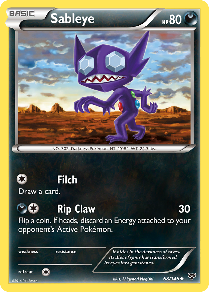 Sableye (68/146) [XY: Base Set] 