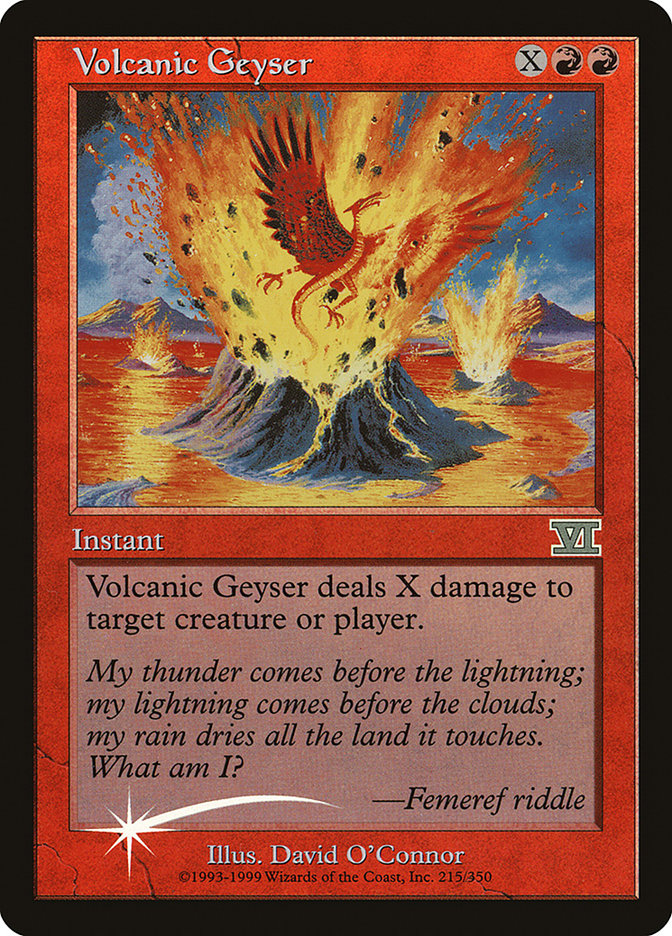 Volcanic Geyser [Friday Night Magic 2000] 