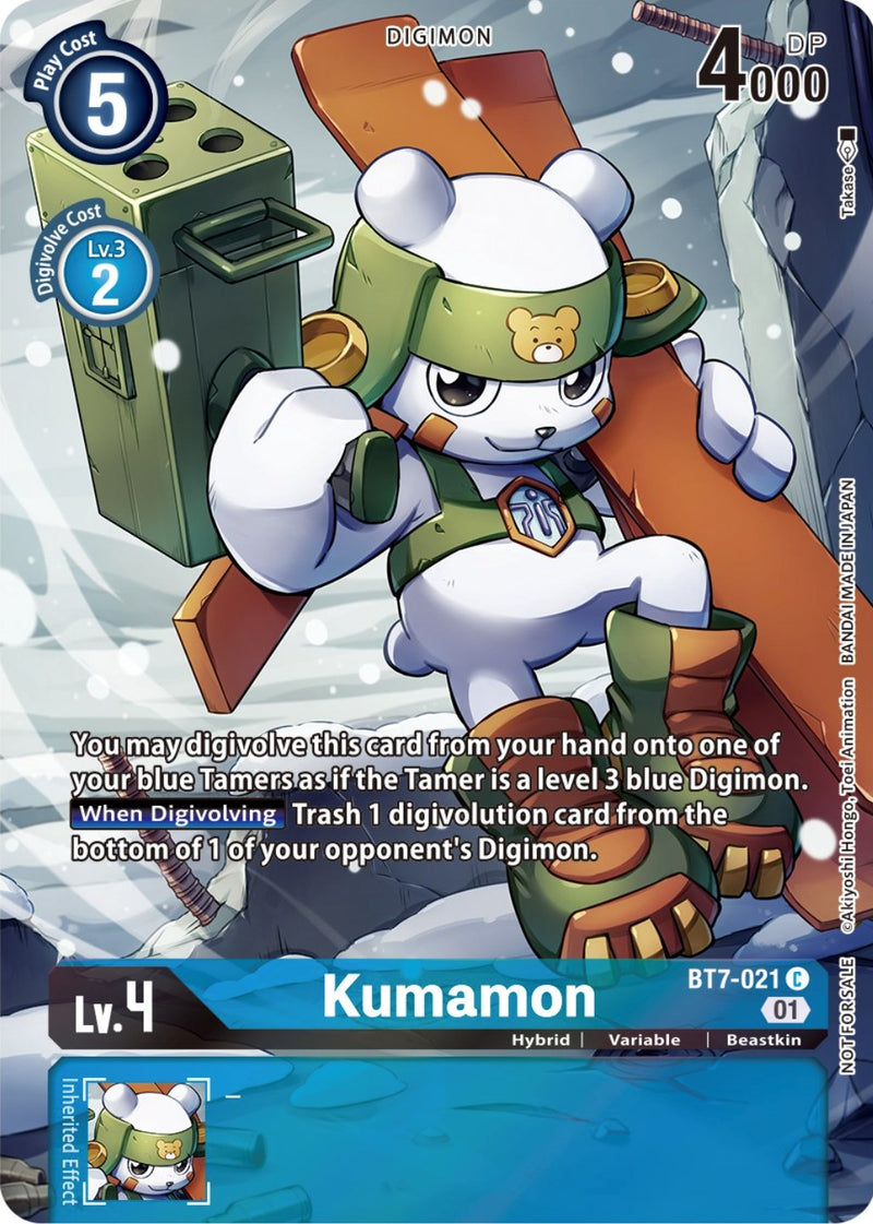 Kumamon [BT7-021] (2nd Anniversary Frontier Card) [Next Adventure Promos] 