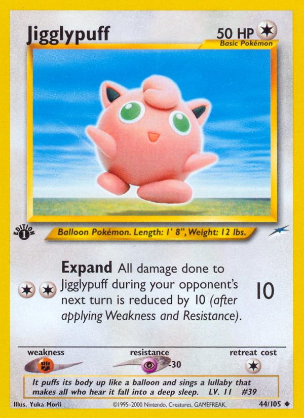 Jigglypuff (44/105) [Neo Destiny 1st Edition] 