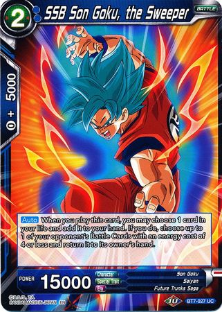 SSB Son Goku, the Sweeper (BT7-027) [Assault of the Saiyans] 