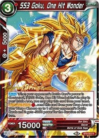 SS3 Goku, One Hit Wonder (BT8-003_PR) [Malicious Machinations Prerelease Promos] 