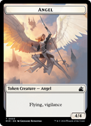 Spirit (0018) // Angel (0003) Double-Sided Token [Ravnica Remastered Tokens] 