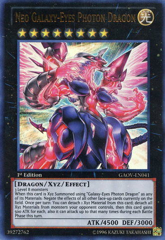 Neo Galaxy-Eyes Photon Dragon [GAOV-EN041] Ultra Rare 
