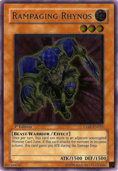 Rampaging Rhynos [CDIP-EN031] Ultimate Rare 