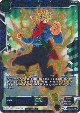 Trunks, Hope of the Saiyans (Series 7 Super Dash Pack) (P-135) [Promotion Cards] 