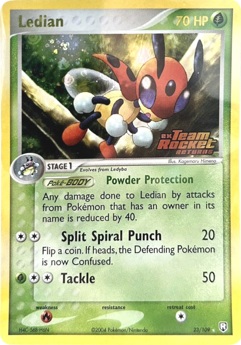 Ledian (23/109) (Stamped) [EX: Team Rocket Returns] 