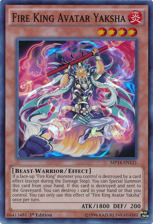 Fire King Avatar Yaksha [MP14-EN121] Super Rare 