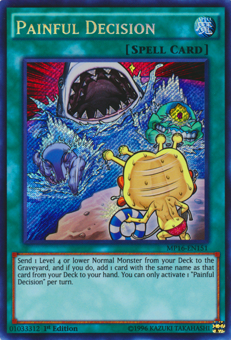 Painful Decision [MP16-EN151] Secret Rare 