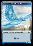 Thopter // Bird Illusion Double-Sided Token [Commander Masters Tokens] 