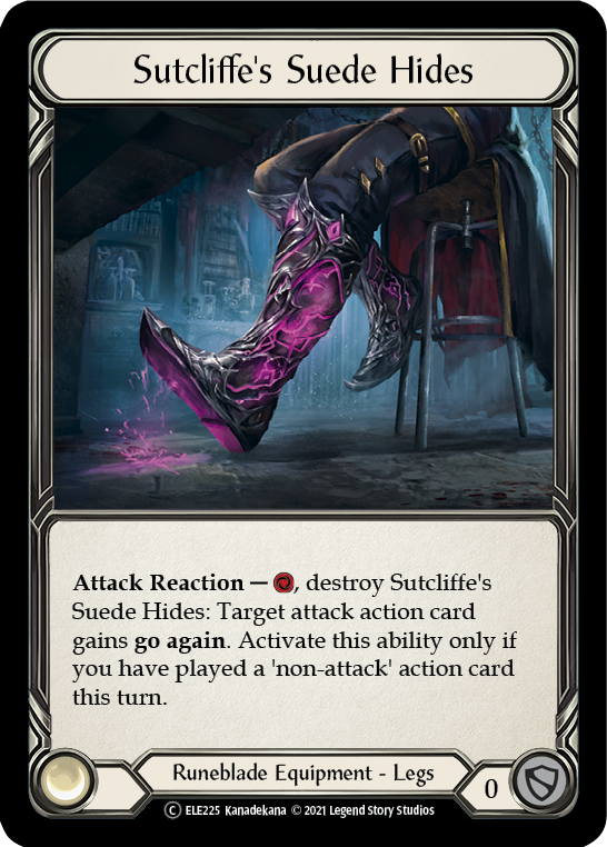 Sutcliffe's Suede Hides [U-ELE225] (Tales of Aria Unlimited) Unlimited Rainbow Foil 