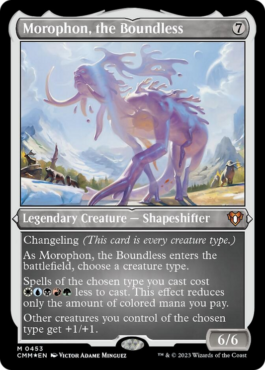 Morophon, the Boundless (Foil Etched) [Commander Masters]