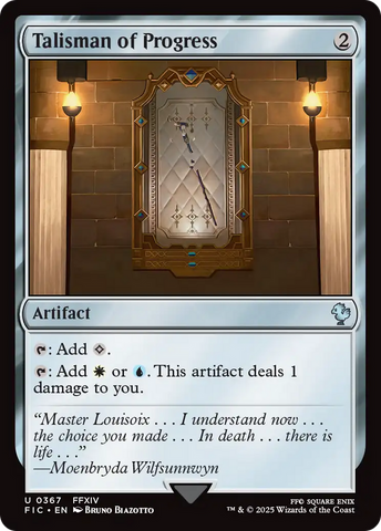 Talisman of Progress [FINAL FANTASY Commander] 