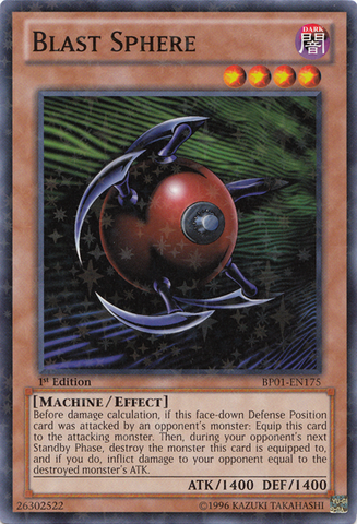Blast Sphere [BP01-EN175] Starfoil Rare 