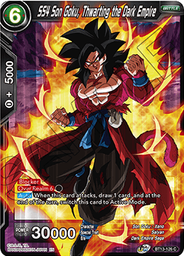 SS4 Son Goku, Thwarting the Dark Empire (Common) (BT13-126) [Supreme Rivalry] 