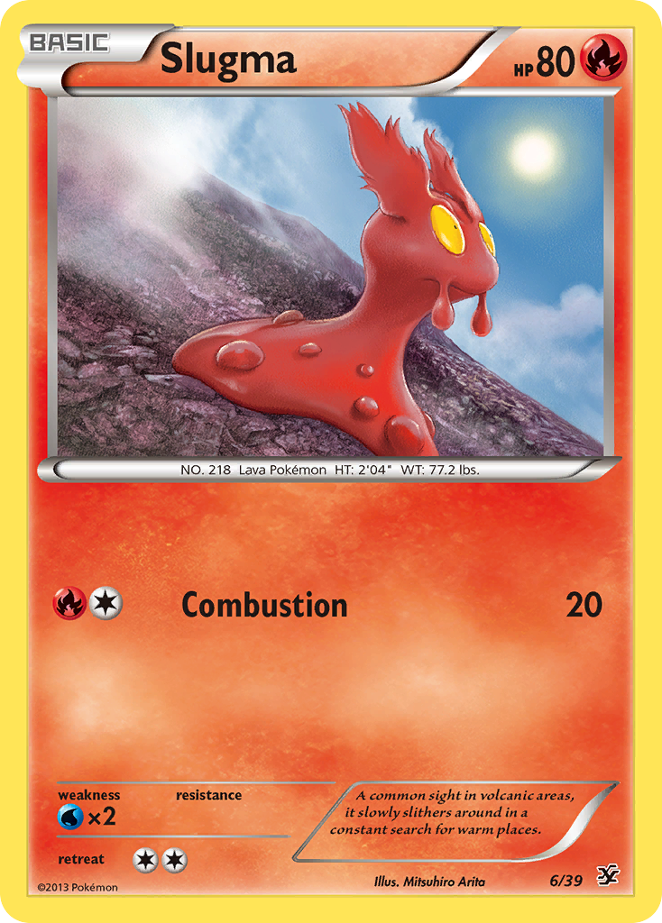 Slugma (6/39) [XY: Kalos Starter Set] 