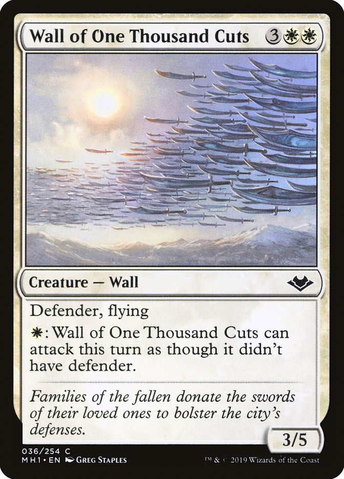 Wall of One Thousand Cuts [Modern Horizons] 