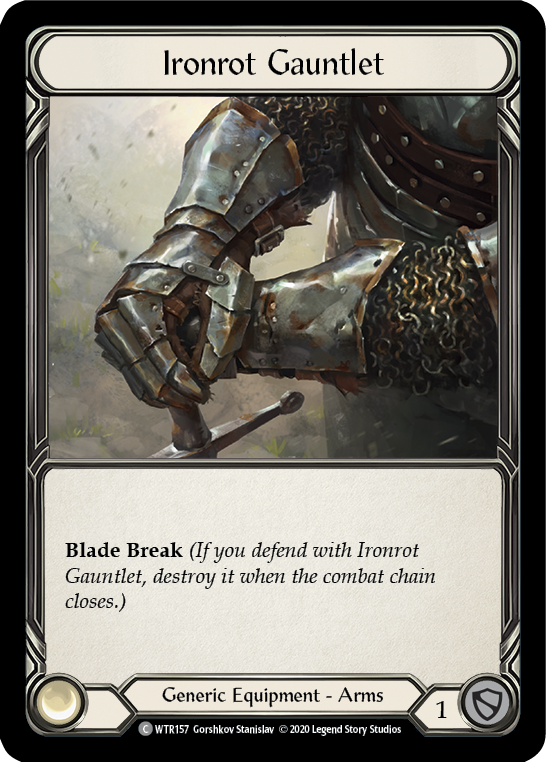Ironrot Gauntlet [U-WTR157] (Welcome to Rathe Unlimited) Unlimited Normal 